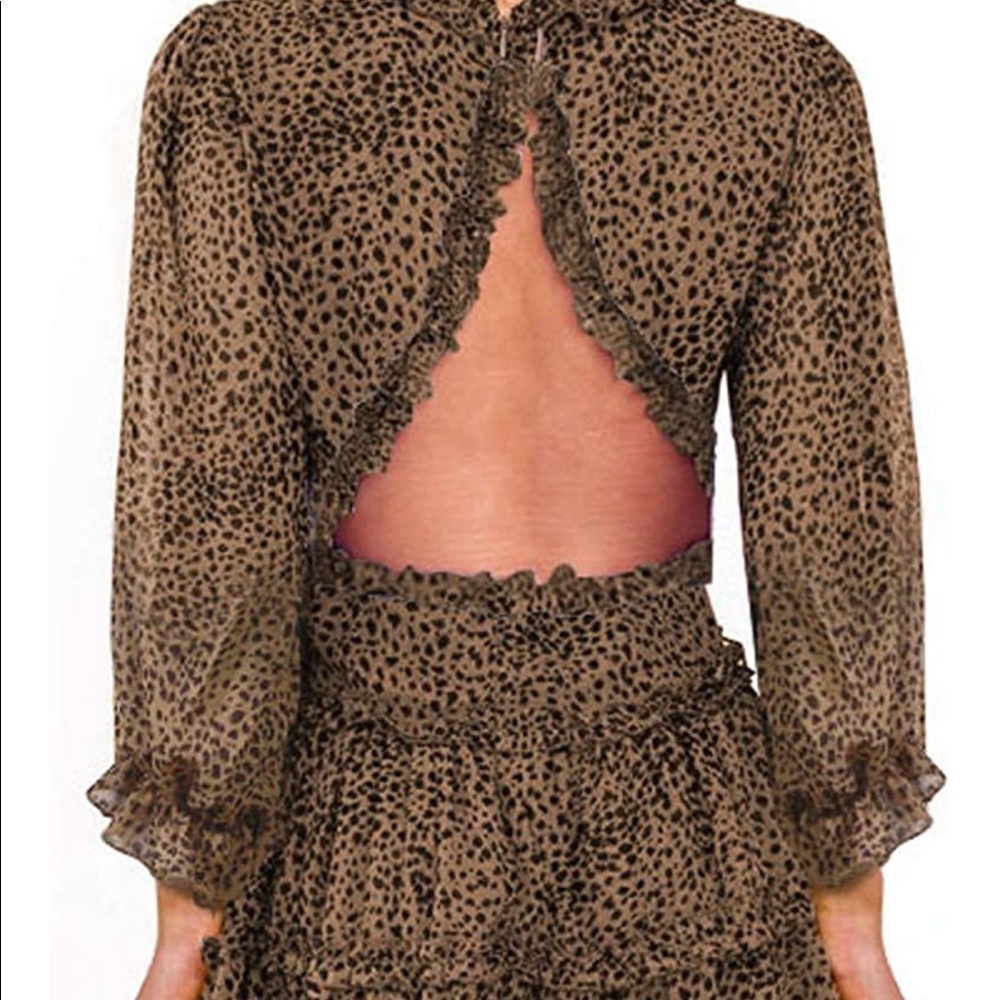 Backless Ruffled Mini Dress | XL - Picture 4 of 5